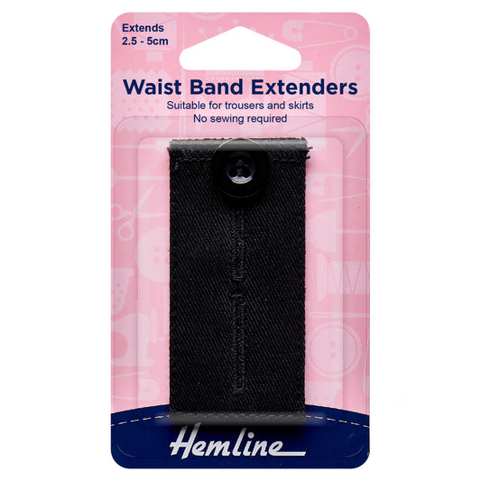 Waist Band Extenders - Suitable for Trousers and Skirts