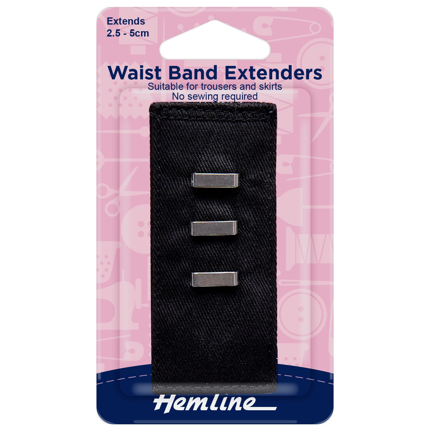 Waist Band Extenders - Suitable for Trousers and Skirts