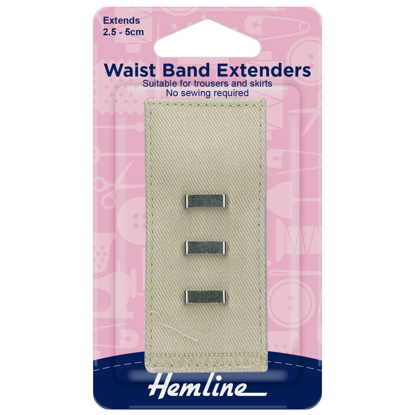 Waist Band Extenders - Suitable for Trousers and Skirts