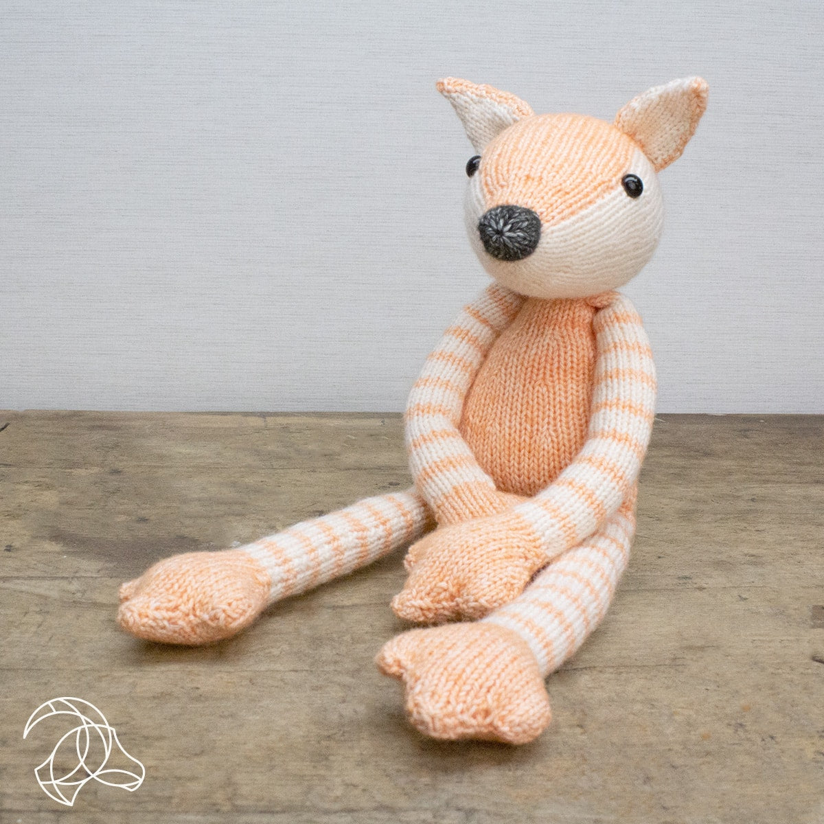 Sanne the Fox -  Lovely Knitting Kit from Hardicraft