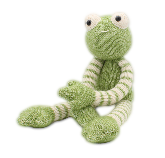 Timmy the Green Frog - Delightful Knitting Kit from Hardicraft