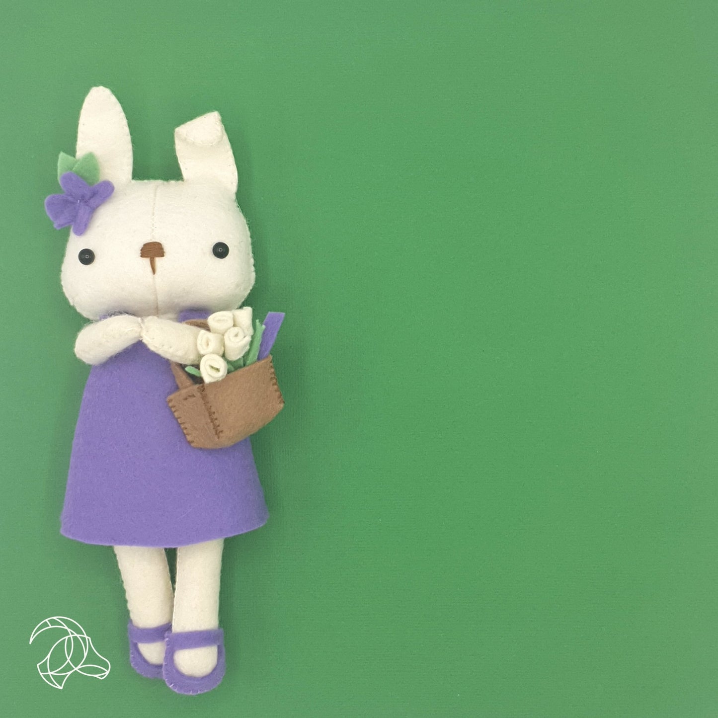 Sophie the Spring Bunny - Wool Felt Kit from Hardicraft