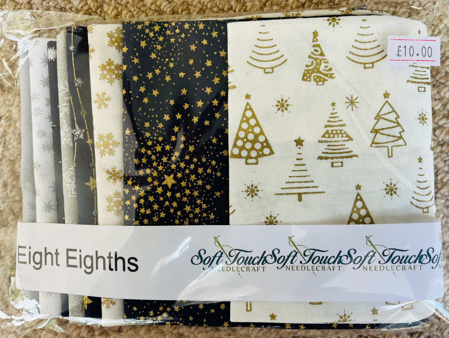 Handmade Fabric Packs - Eight Colour Coordinated Cut Fabric (Known as Eight Eighths) Packs