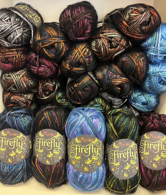 Firefly Aran 100g Balls of Yarn - by King Cole