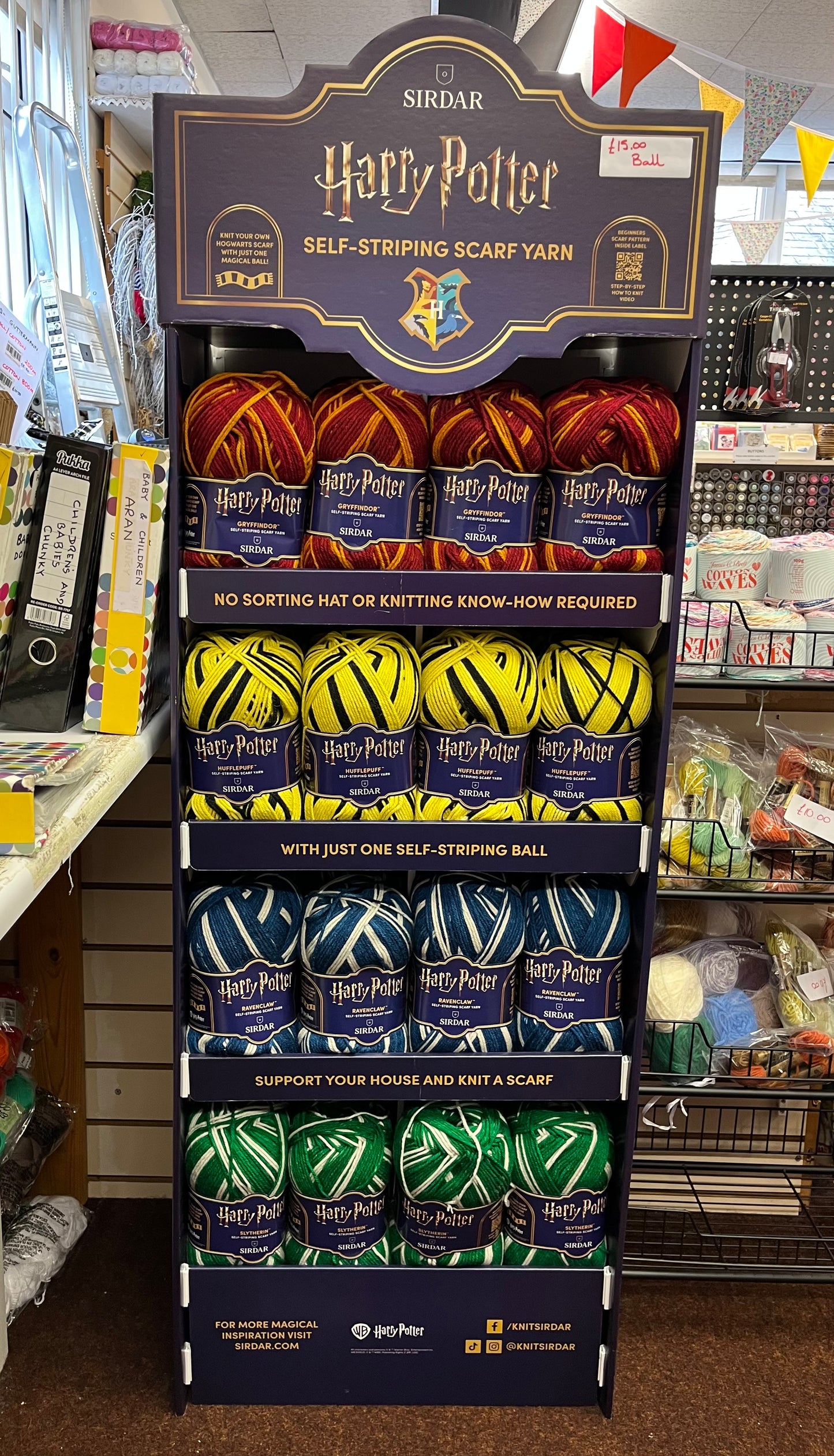 HARRY POTTER™ SELF-STRIPING SCARF YARN BY SIRDAR