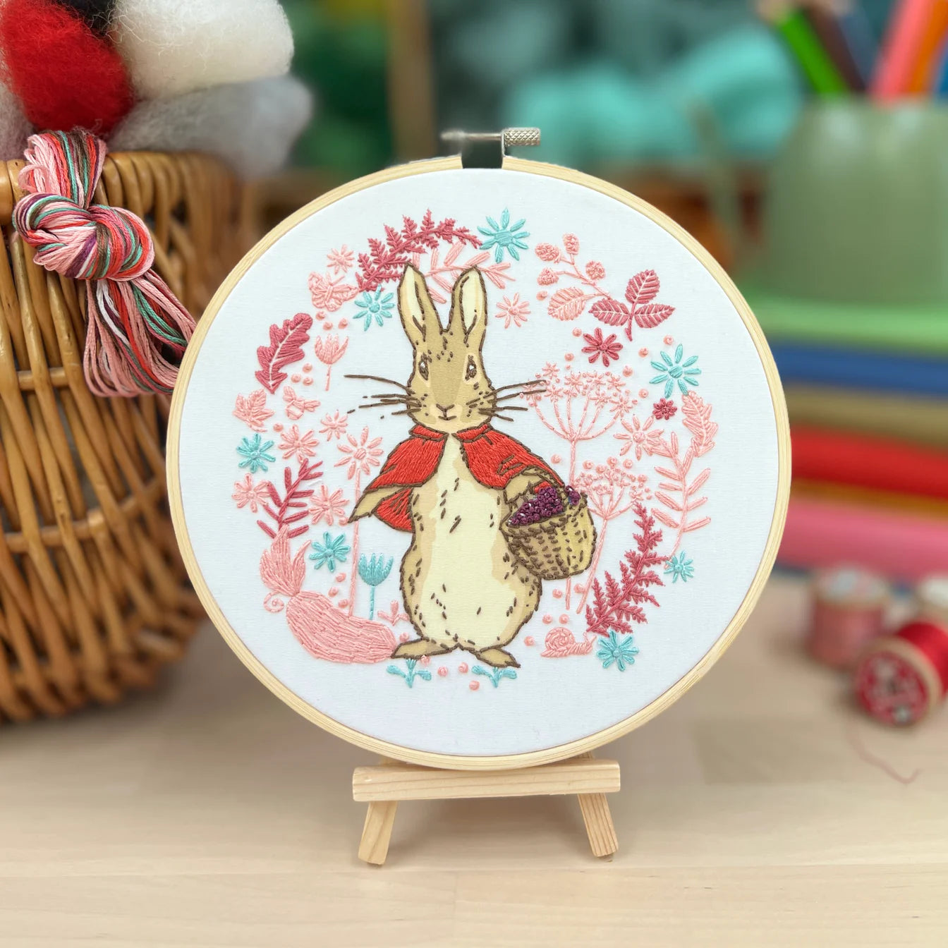 Flopsy Bunny Embroidery Kit from The Crafty Kit Company