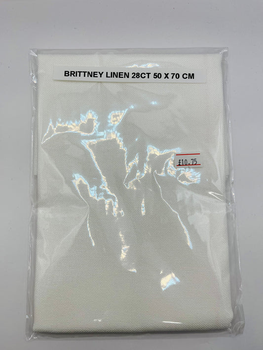 Brittney Linen 28 count 50 x 70cm Pack of One