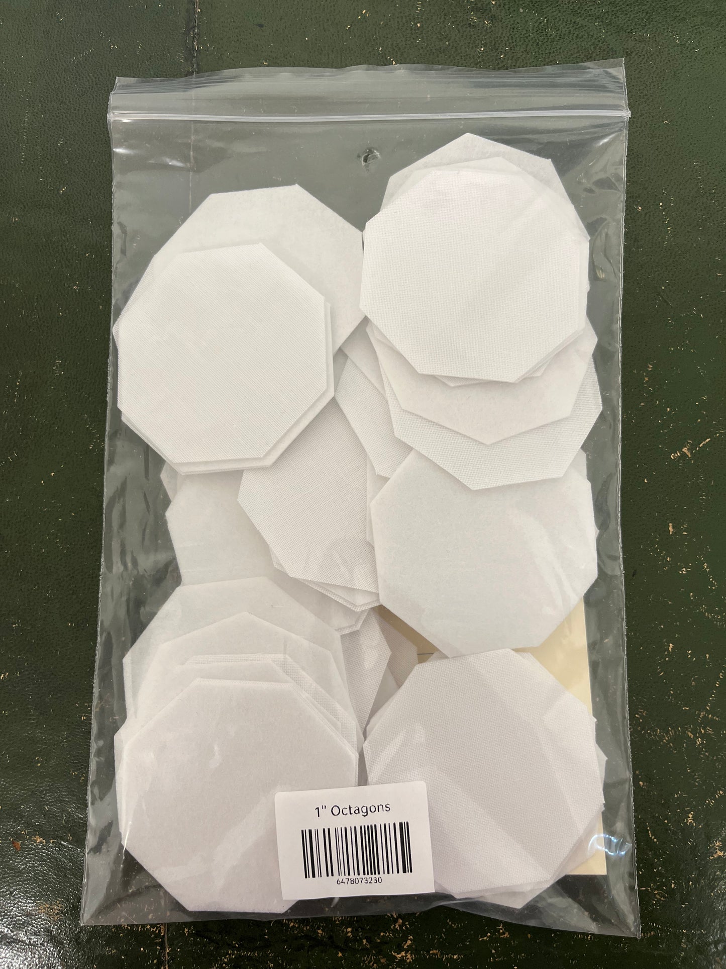 Pre Cut Quilting Hexiform Octagons - Pack of 60  - 1 inch (25mm)