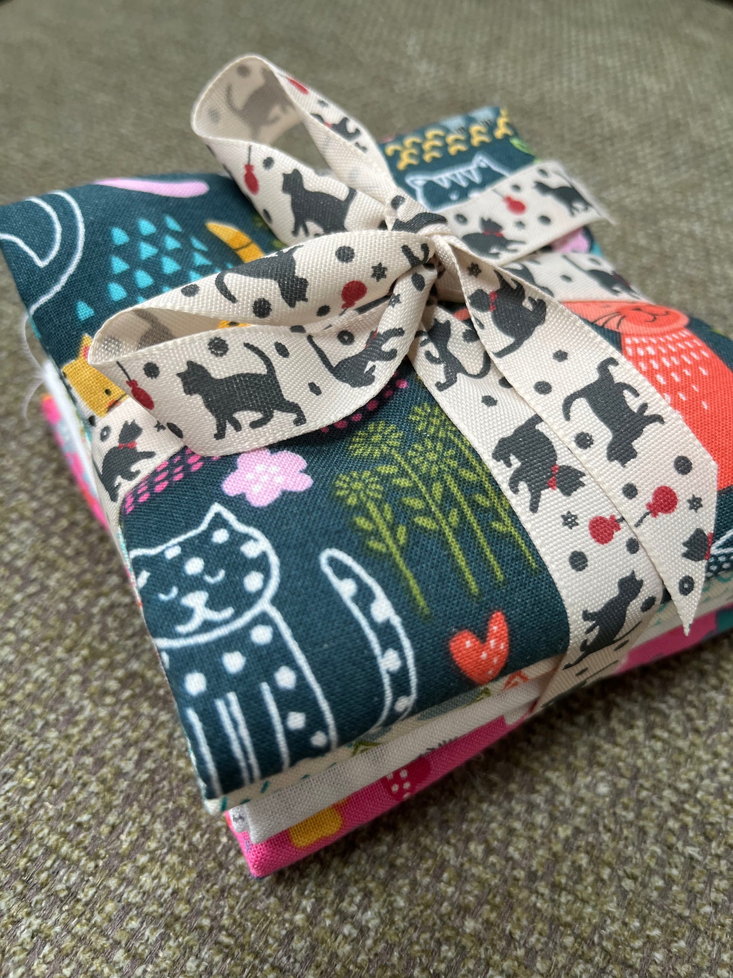 Cat & Kitten Fabric Fat Quarter Bundle - for Cat Lovers Everywhere!