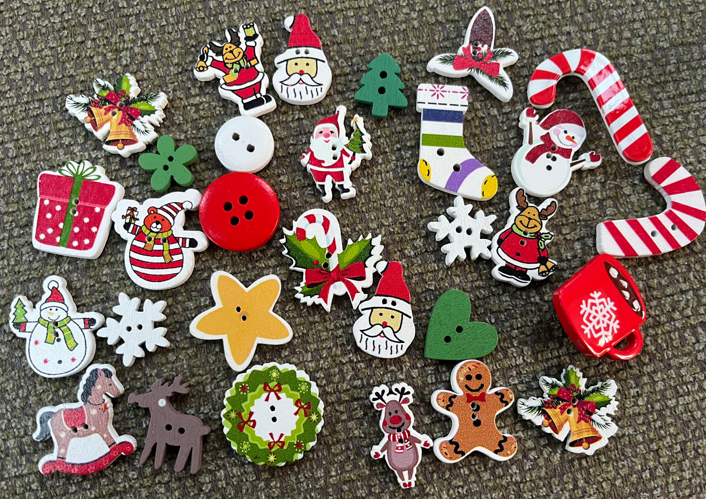 Christmas Buttons