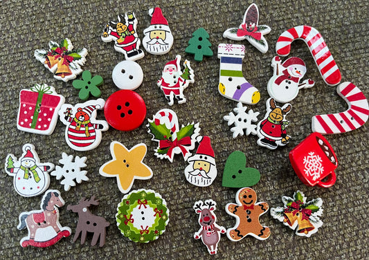 Christmas Buttons