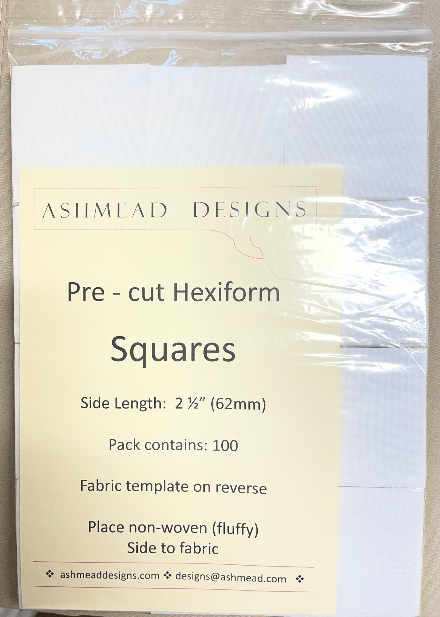 Pre-Cut Quilting Hexiform English Paper Piecing Packs by Ashmead Designs **SALE**