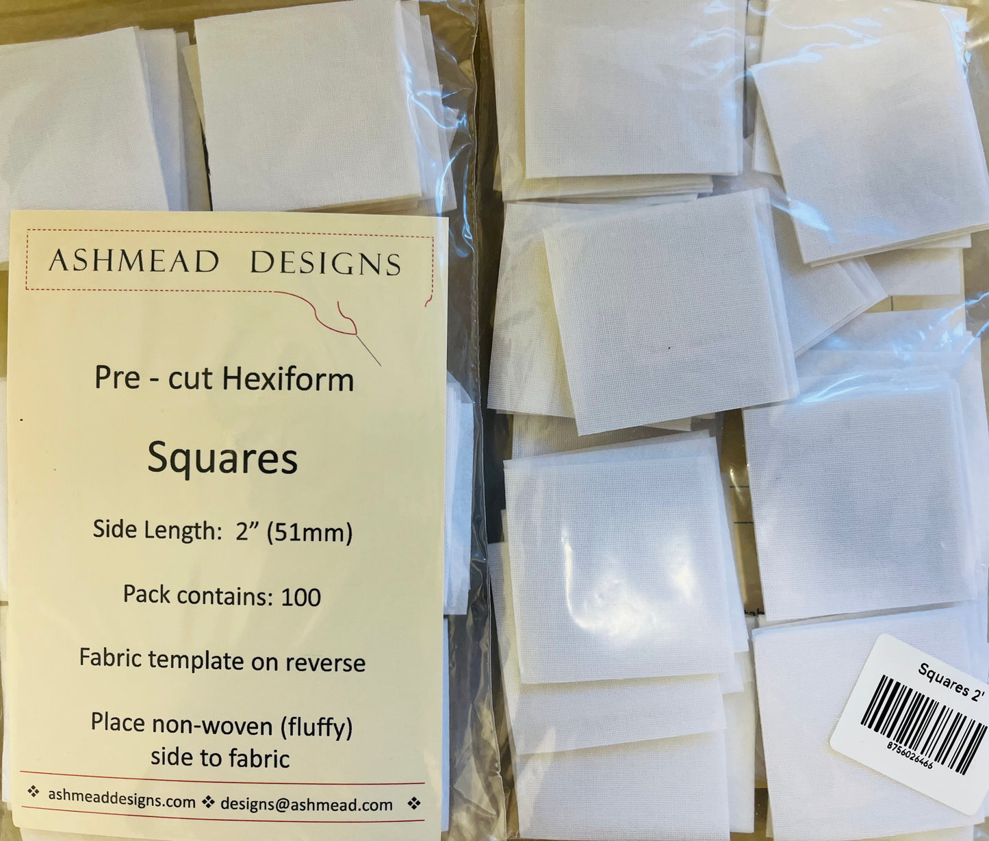 Pre-Cut Quilting Hexiform English Paper Piecing Packs by Ashmead Designs **SALE**