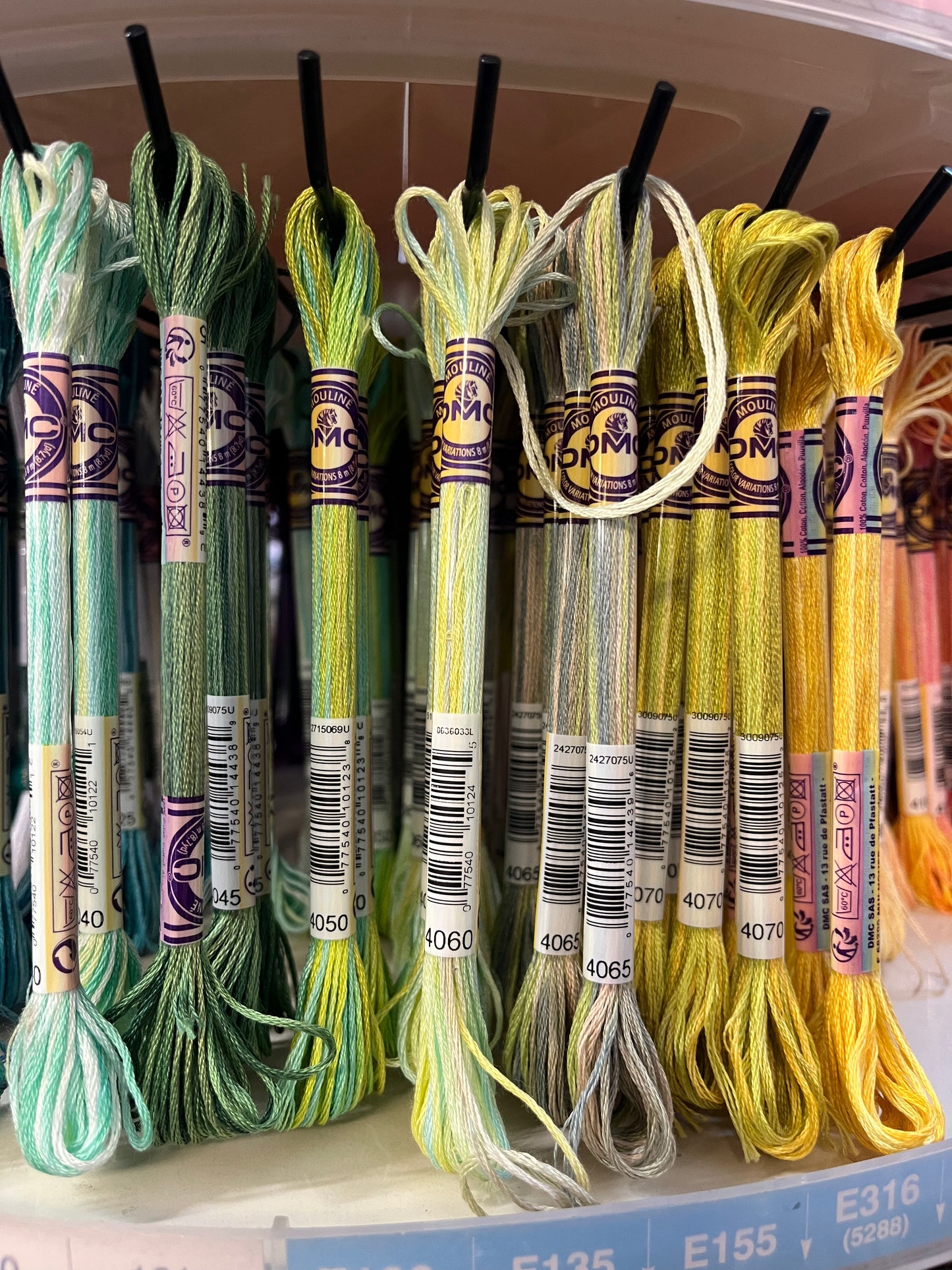DMC Threads - Stranded Cotton, Light Effects, Colour Variations and Satin Threads - All Colours Available in the Shop