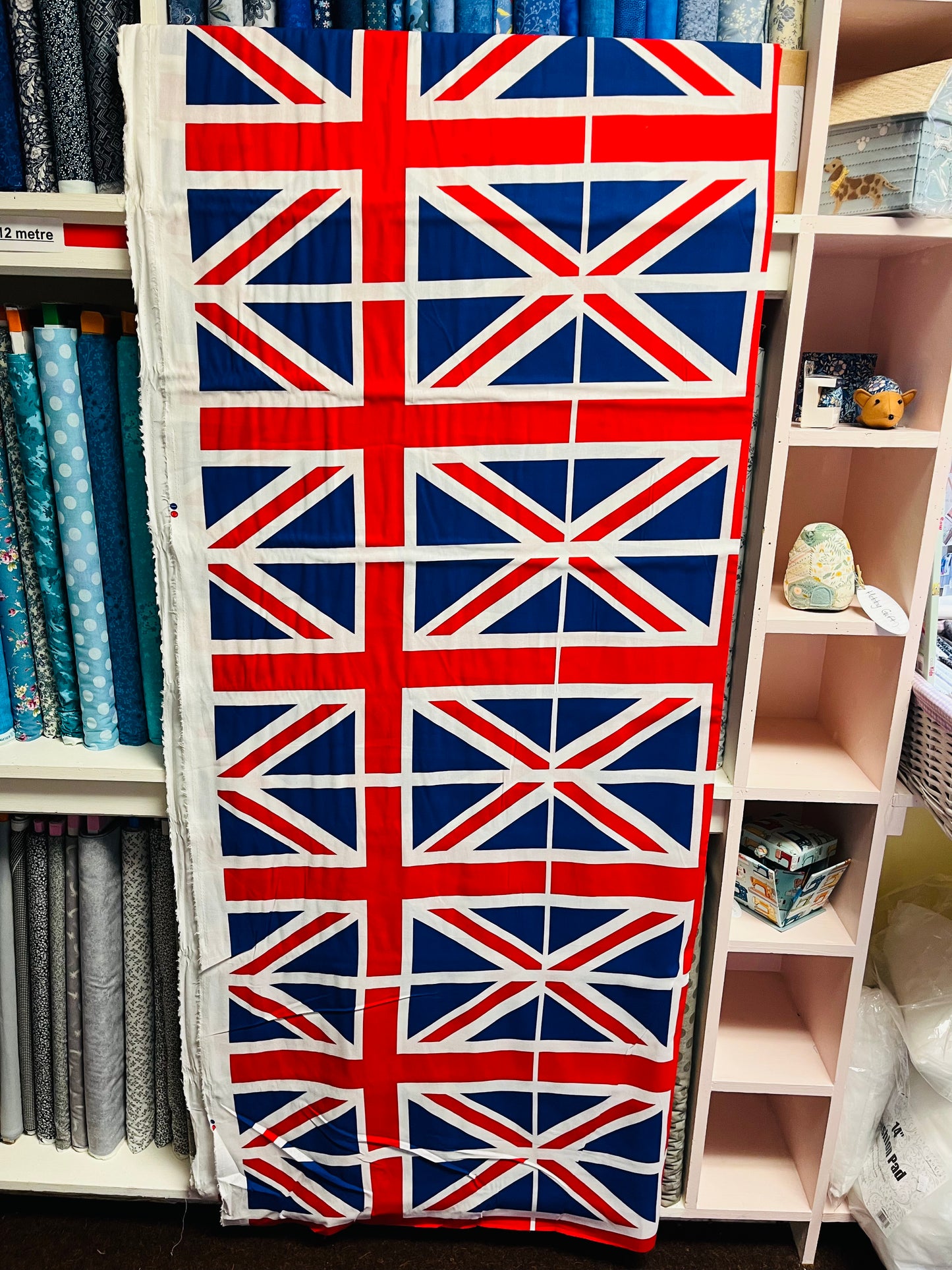 Union Jack British Flag 100% Cotton Fabric - Sold by the Metre