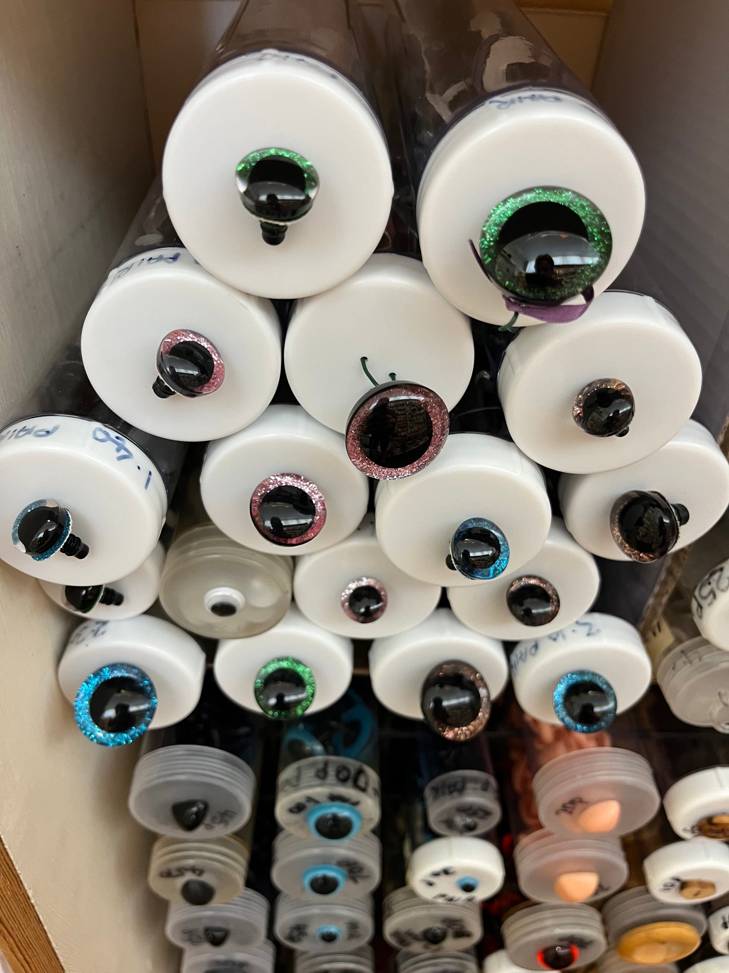 Safety Eyes & Teddy Noses - Various Sizes and Colours - Available in Shop only