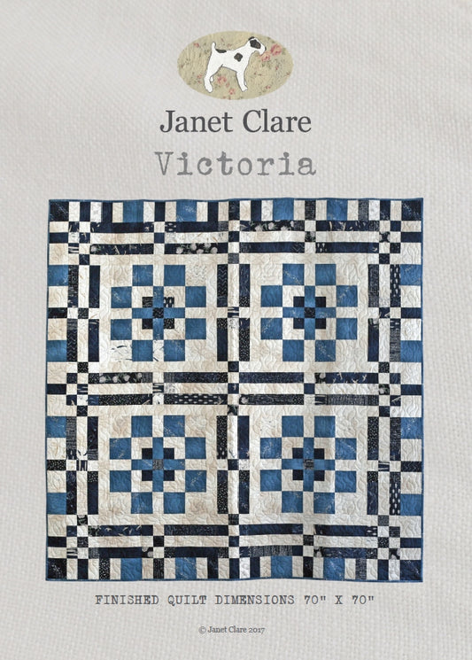 Victoria Quilt Pattern - by Janet Clare