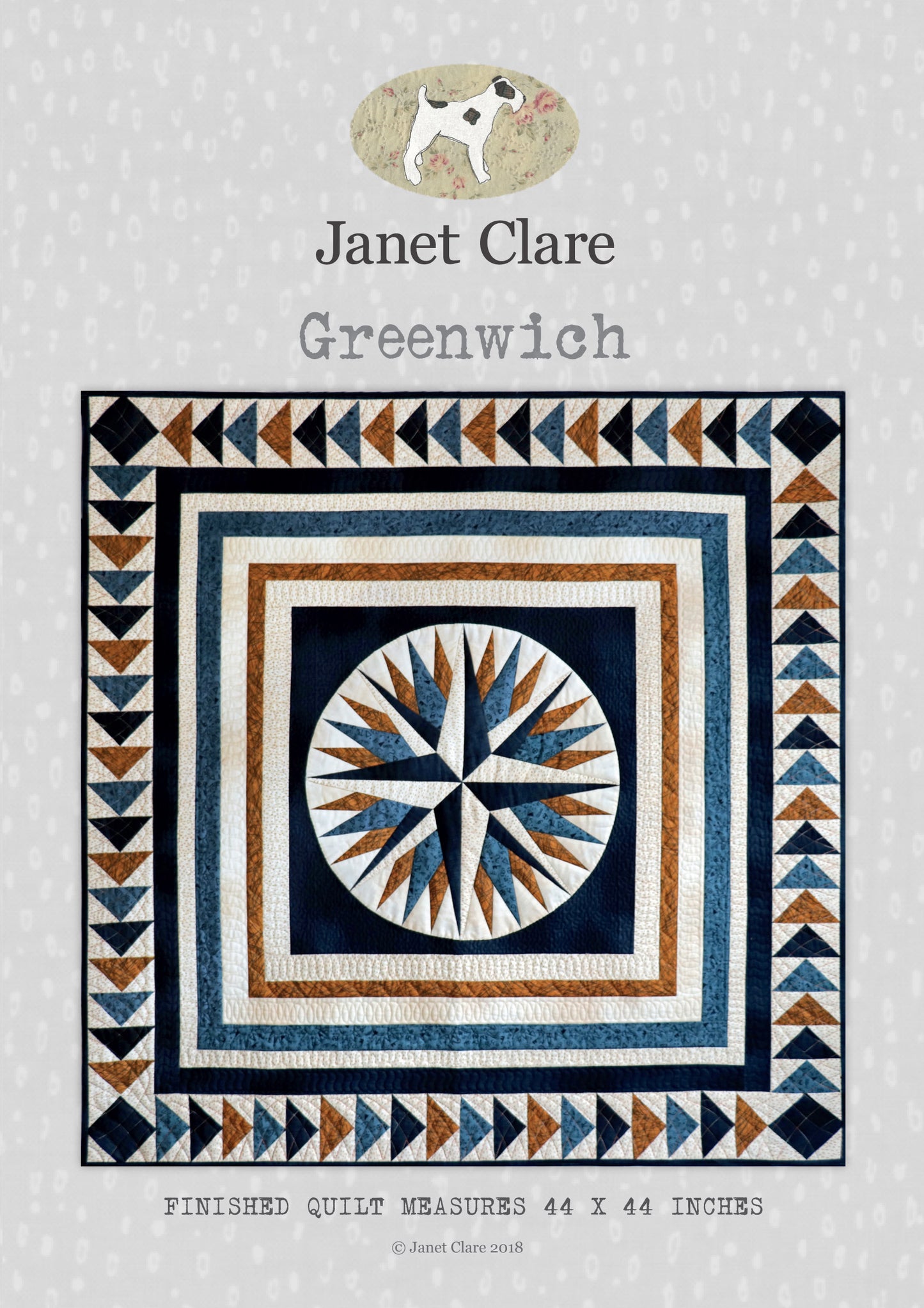 Greenwich Quilt Pattern - by Janet Clare