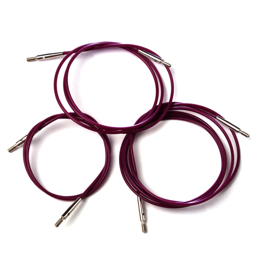 Interchangeable Circular Knitting Needle Cable - Purple by KnitPro
