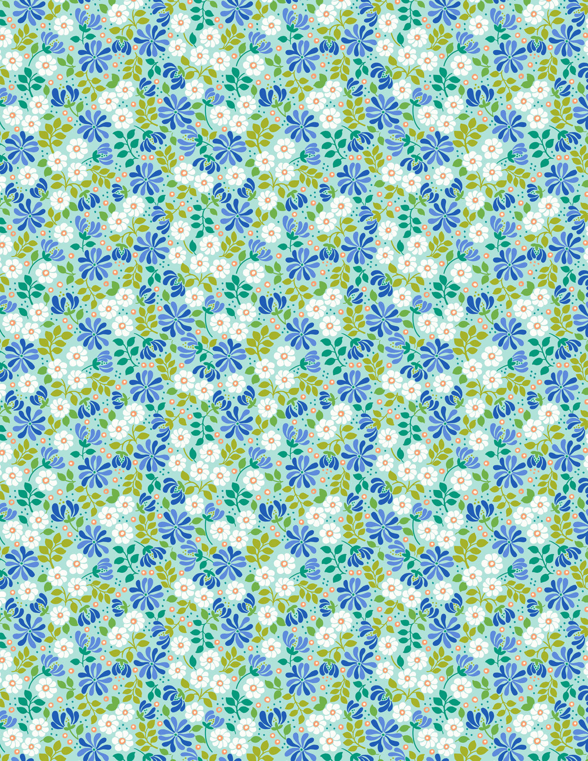 Boho Blooms 100% Cotton Fabric Collection - by Lewis & Irene