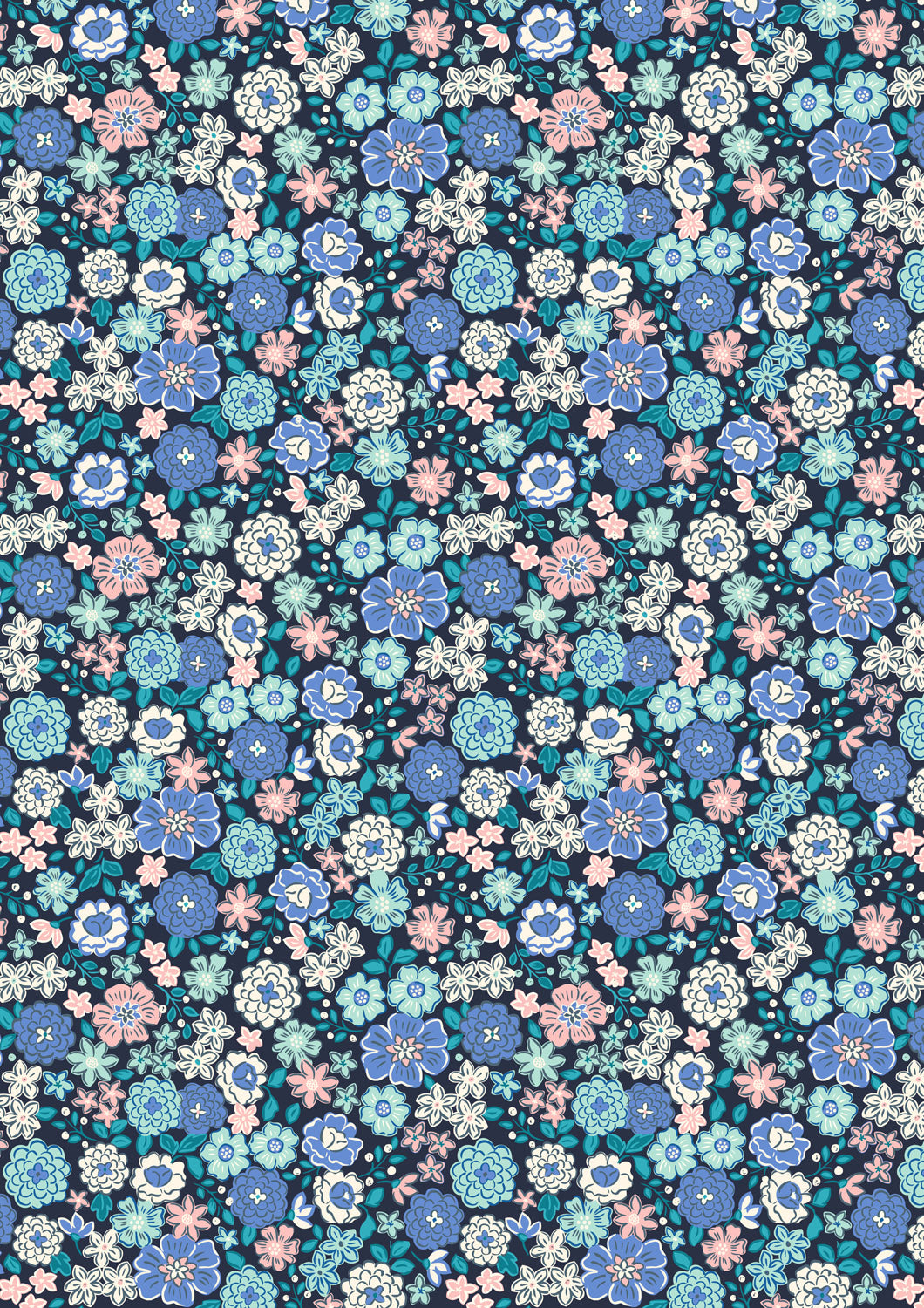 Boho Blooms 100% Cotton Fabric Collection - by Lewis & Irene