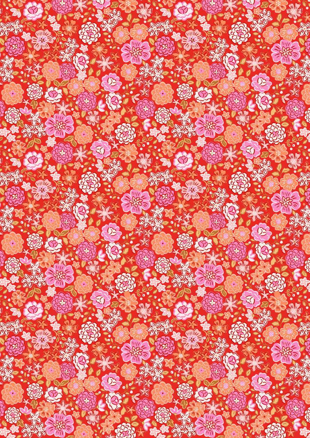 Boho Blooms 100% Cotton Fabric Collection - by Lewis & Irene