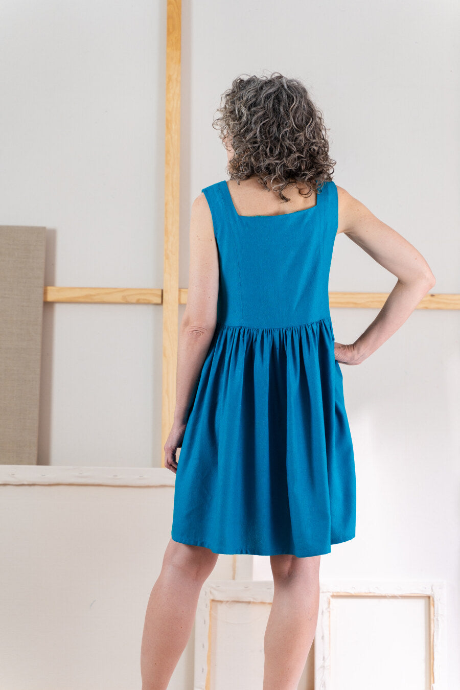 Laureles Square Neck Top + Dress Pattern By Liesl + Co