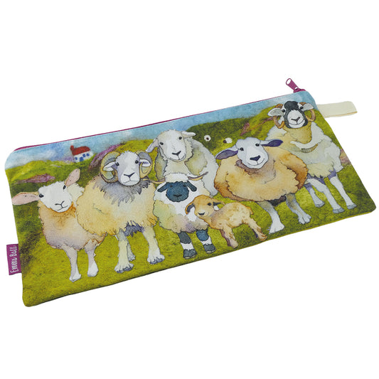 Felted Sheep Long Project Bag - Designed by Emma Ball