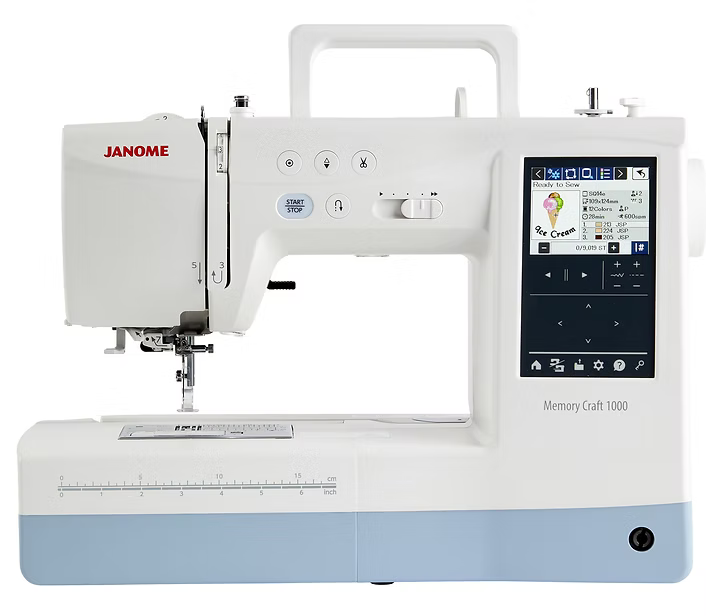 Janome Memory Craft 1000 Sewing & Embroidery Machine - April 2026 Onwards