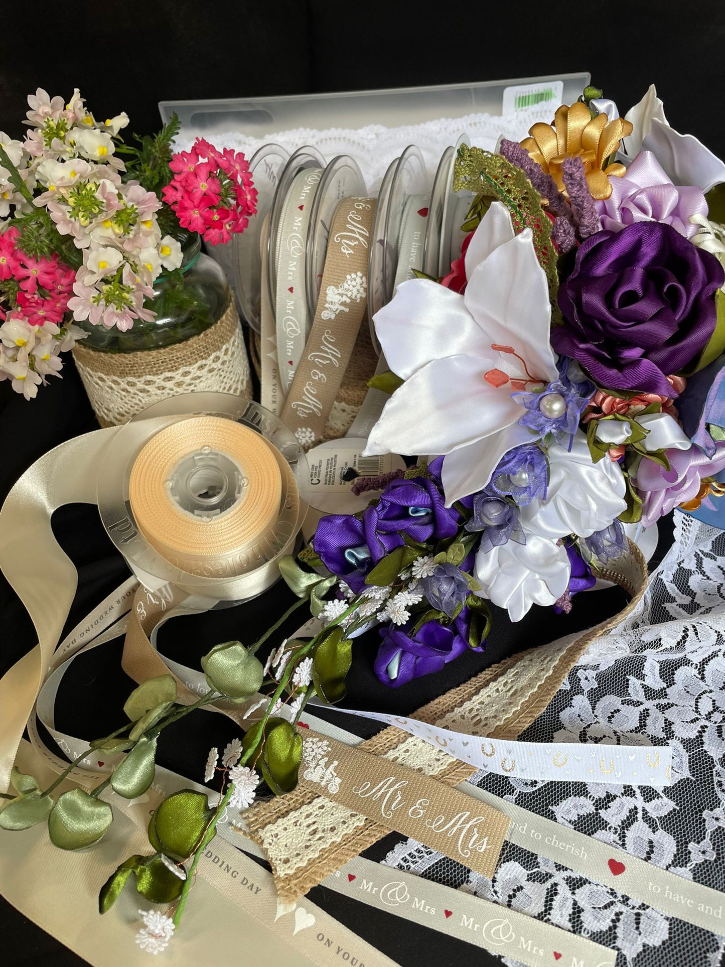 Wedding, Engagement, Anniversary and Special Occasion Ribbons - Available in our Retail Shop in Tavistock