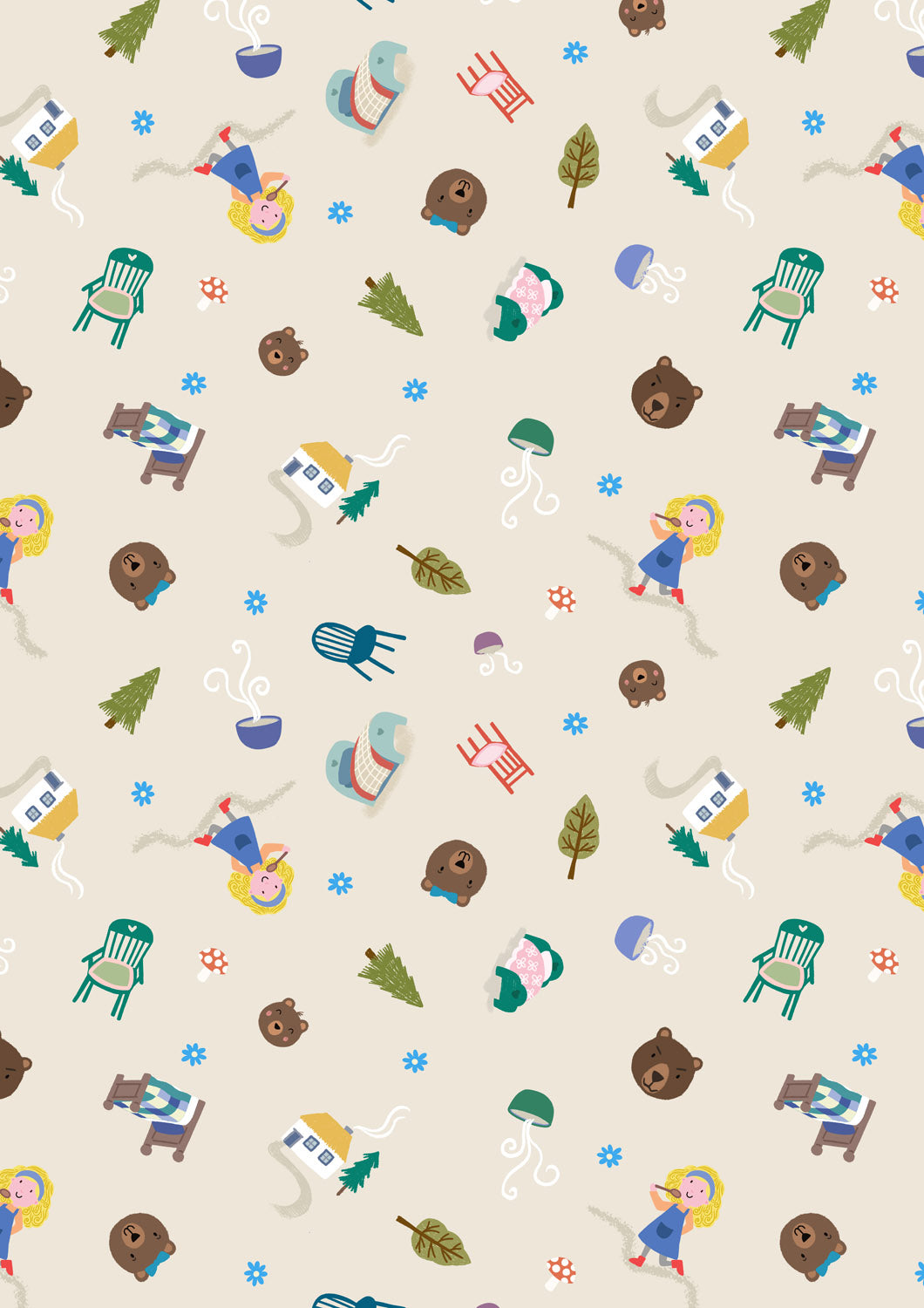 Fairytale Small Things 100% Cotton Fabric Collection - by Lewis & Irene