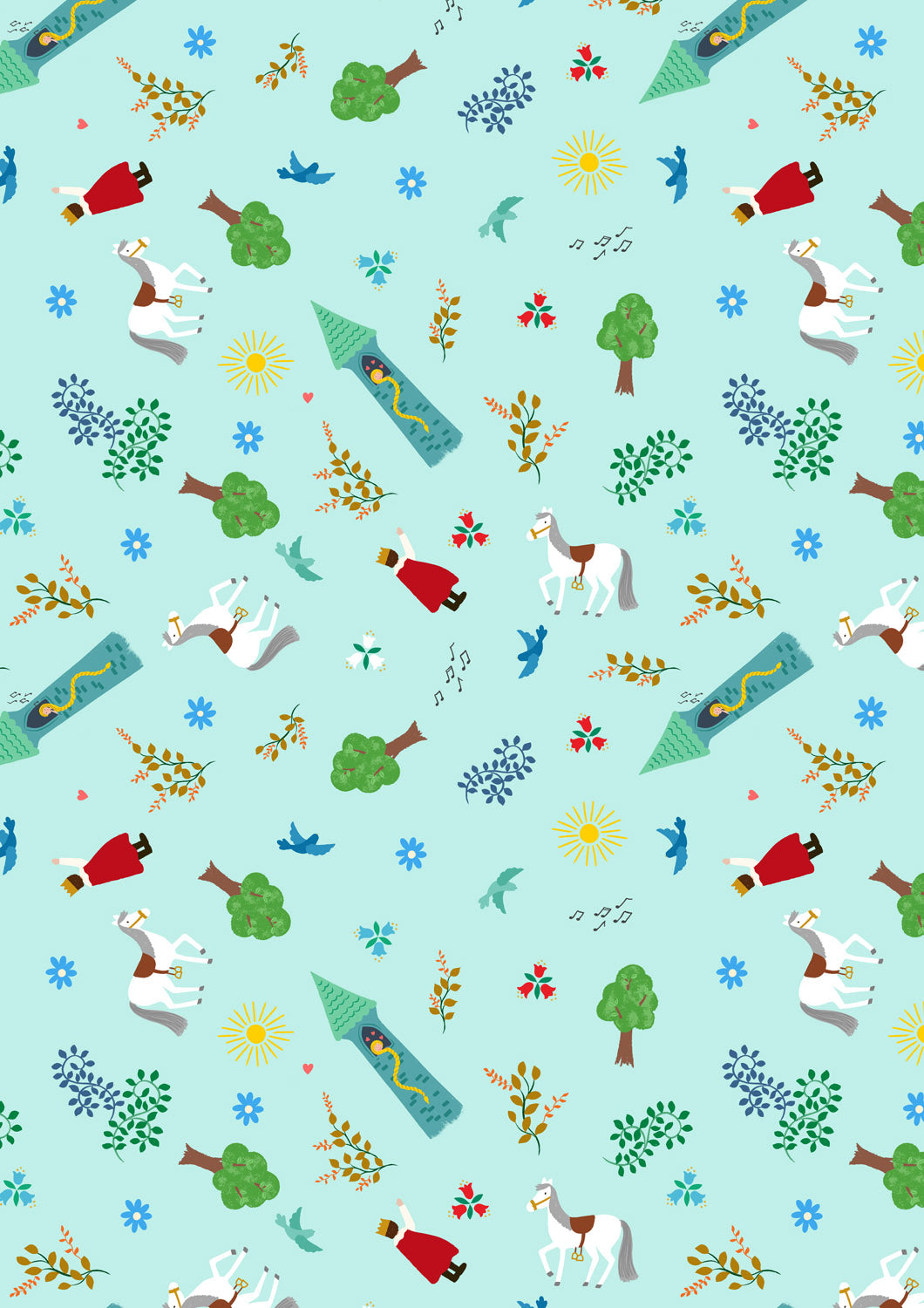 Fairytale Small Things 100% Cotton Fabric Collection - by Lewis & Irene