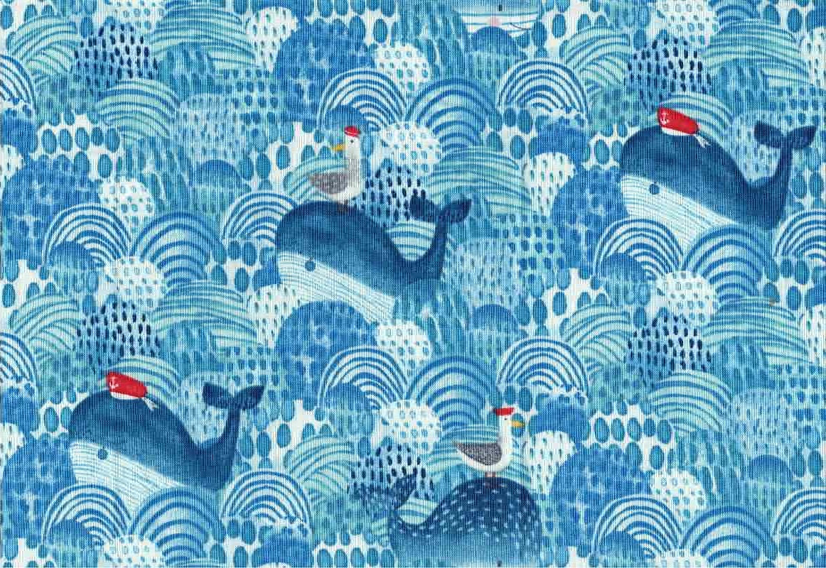 The Nautical Seaside Collection - 100% Cotton Fabric - Sold by the Half Metre