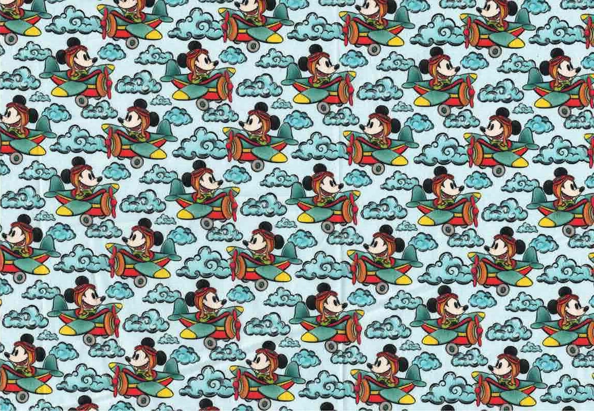 The Mickey Mouse Steamboat Willie Fabric Collection - Sold by the Half Metre