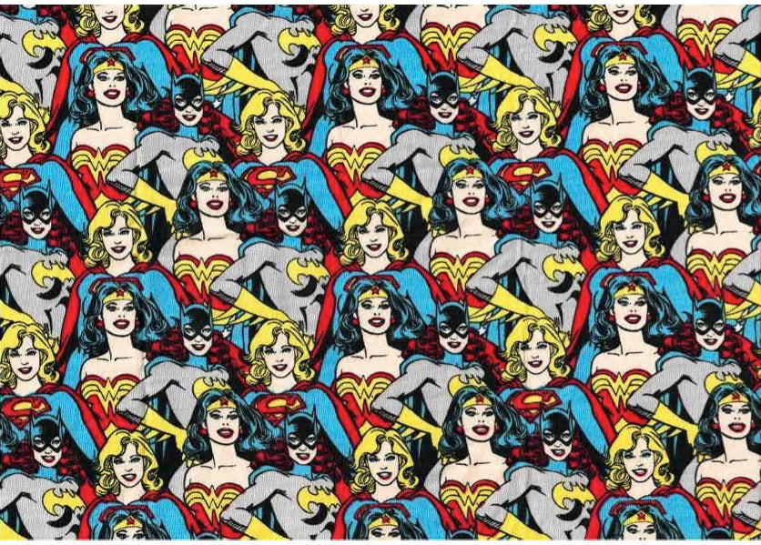 Marvel & DC Superheroes 100% Cotton Fabric - Sold by the Half Metre