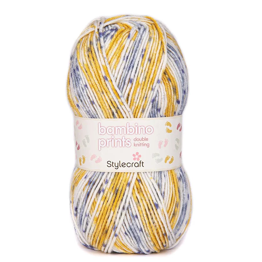 Bambino Prints DK 100g for Babies Knitting & Crochet Yarn - from Stylecraft