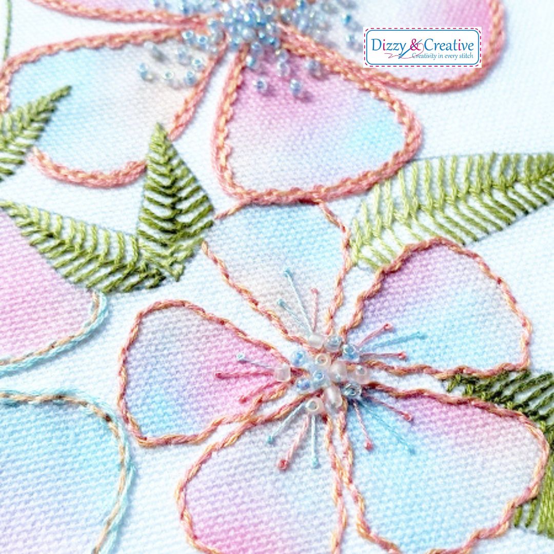 Soft Blossom Embroidery Project