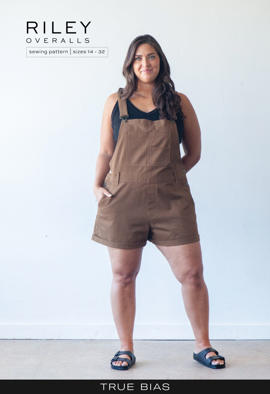 Riley Overall Pattern - Size 14-32 - By True Bias