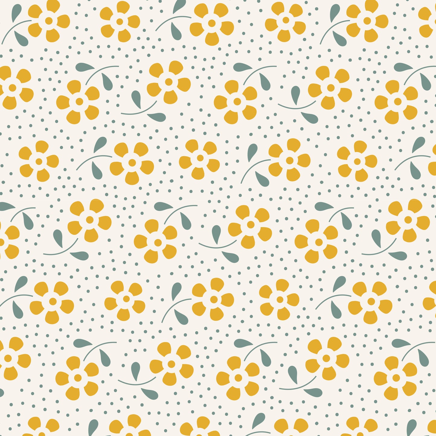 Tilda Meadow Basics Fabric - Sold by the Quarter Metre - Approx 50cm x 55cm