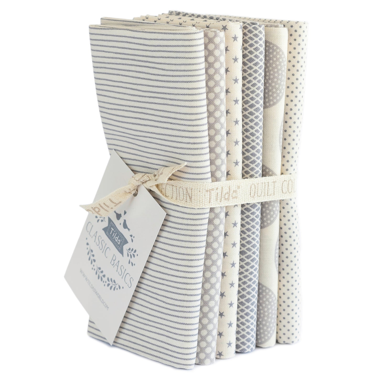 Tilda Quilt Fabric Collection - Classic Tilda Fat Quarter Pack -  50 x 55cm: Bundle of 6