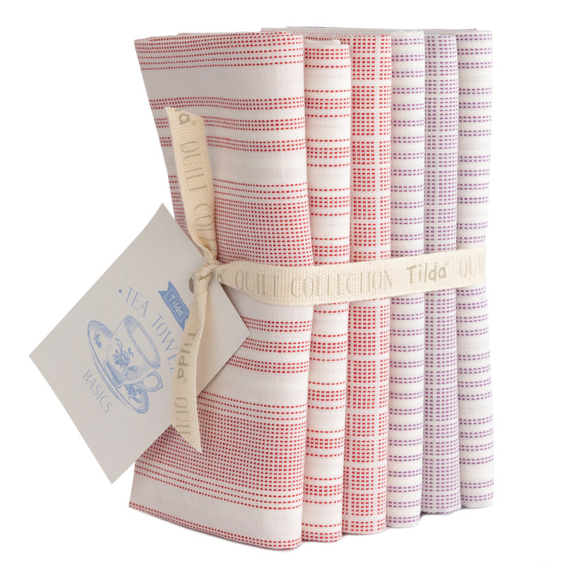 Tilda Quilt Fabric Collection - Classic Tilda Fat Quarter Pack -  50 x 55cm: Bundle of 6