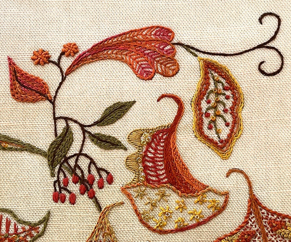 Autumn Leaves Embroidery Project - NEW from Dizzy & Creative