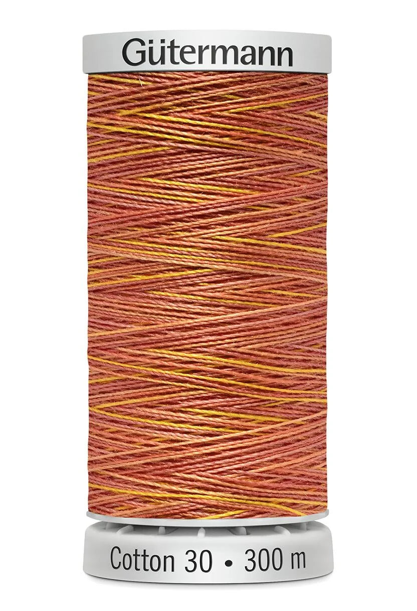 Gutermann Sulky Cotton No.30: Variegated: 300m Spools - Various Colours