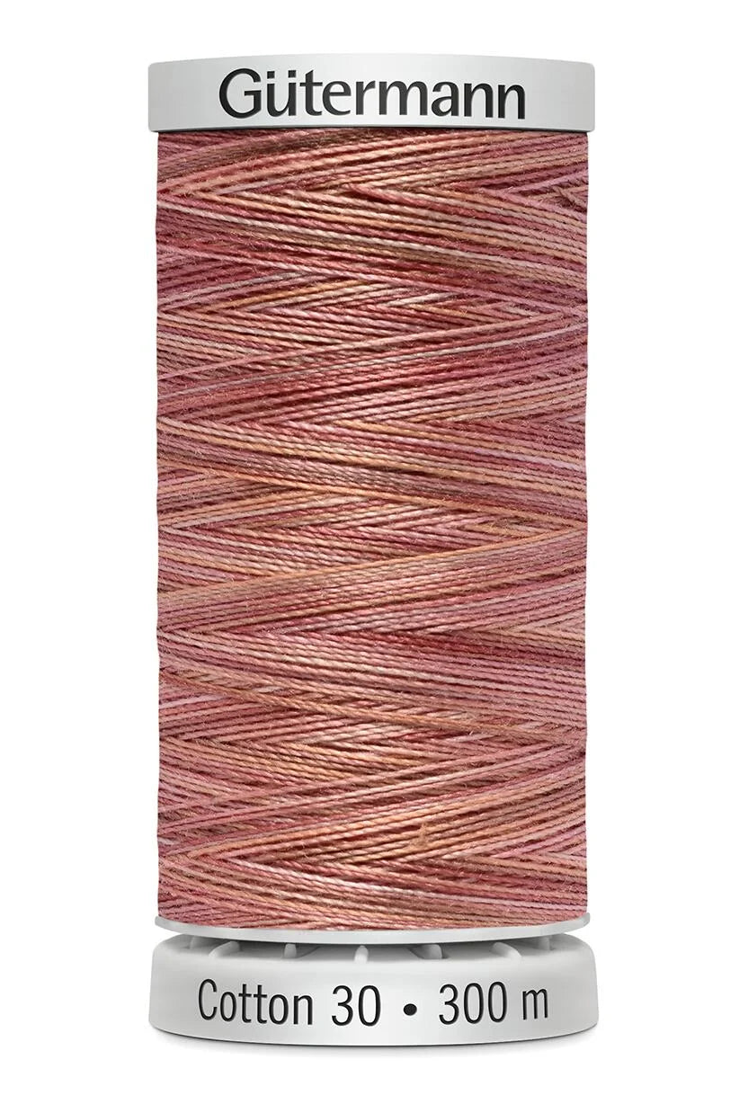 Gutermann Sulky Cotton No.30: Variegated: 300m Spools - Various Colours