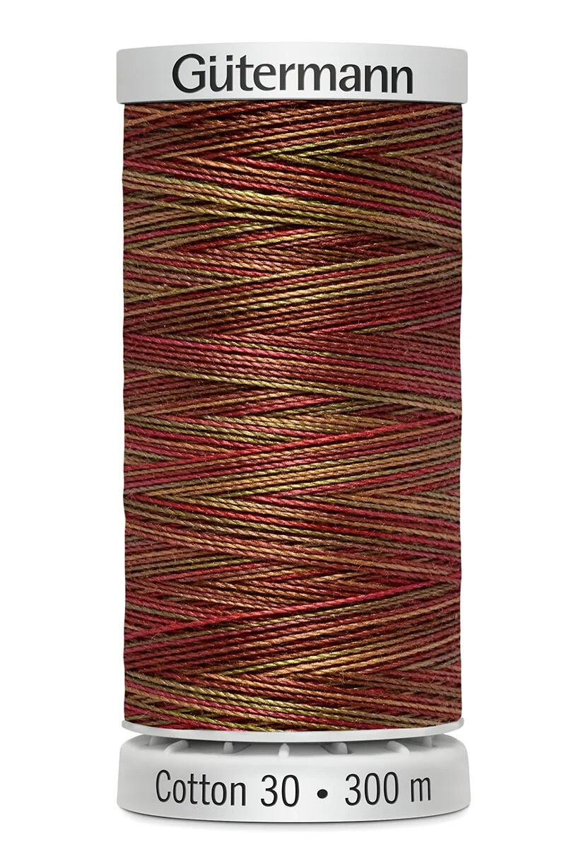 Gutermann Sulky Cotton No.30: Variegated: 300m Spools - Various Colours