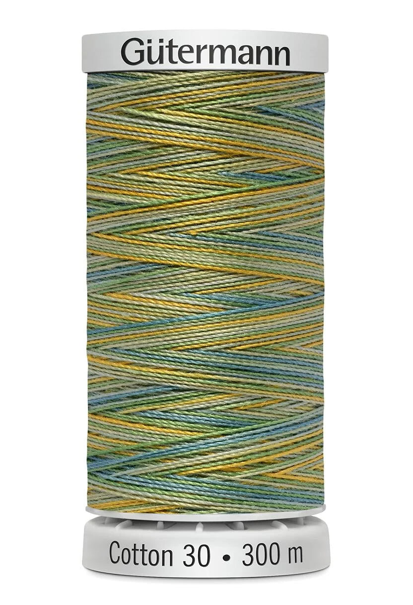 Gutermann Sulky Cotton No.30: Variegated: 300m Spools - Various Colours
