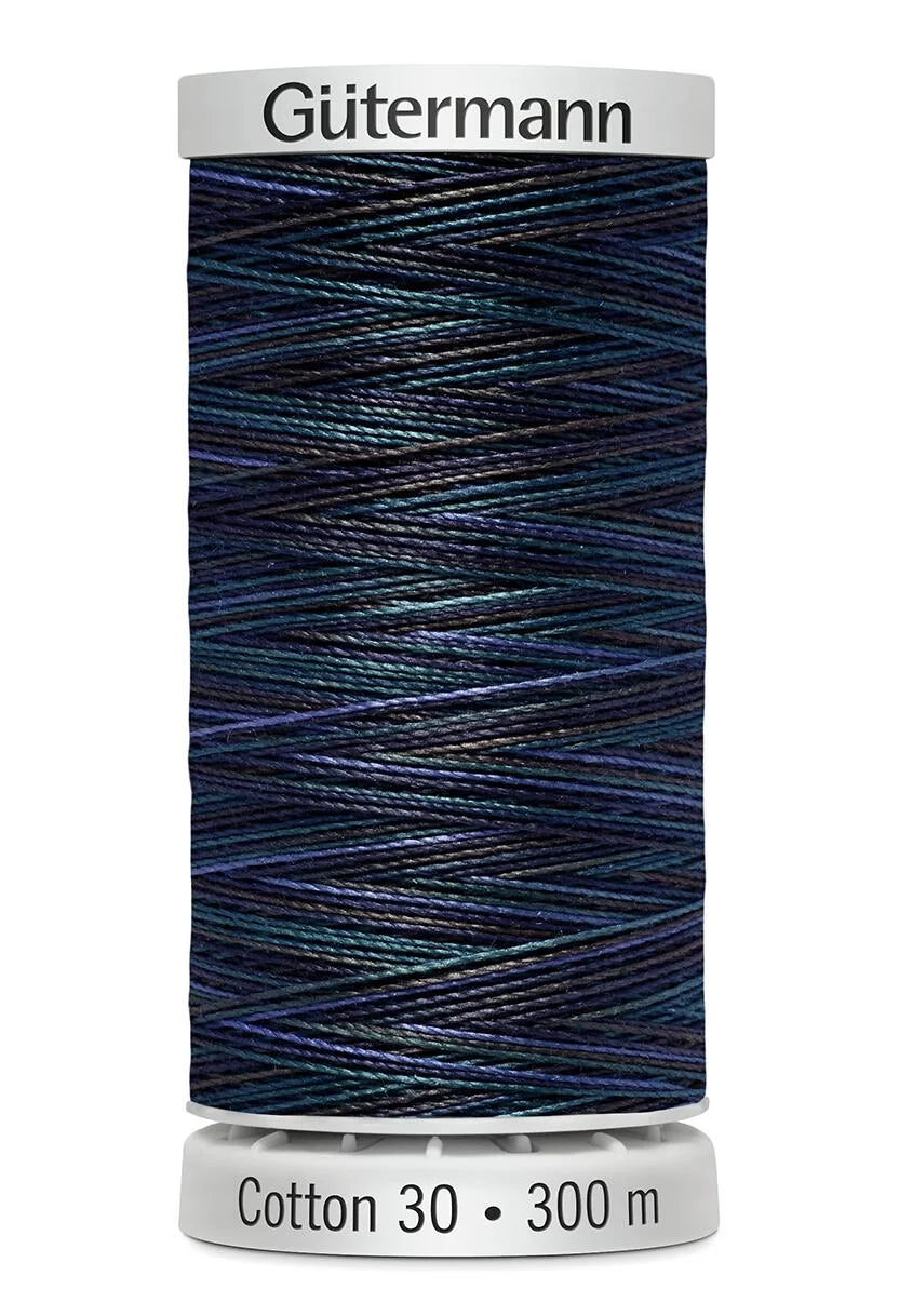 Gutermann Sulky Cotton No.30: Variegated: 300m Spools - Various Colours