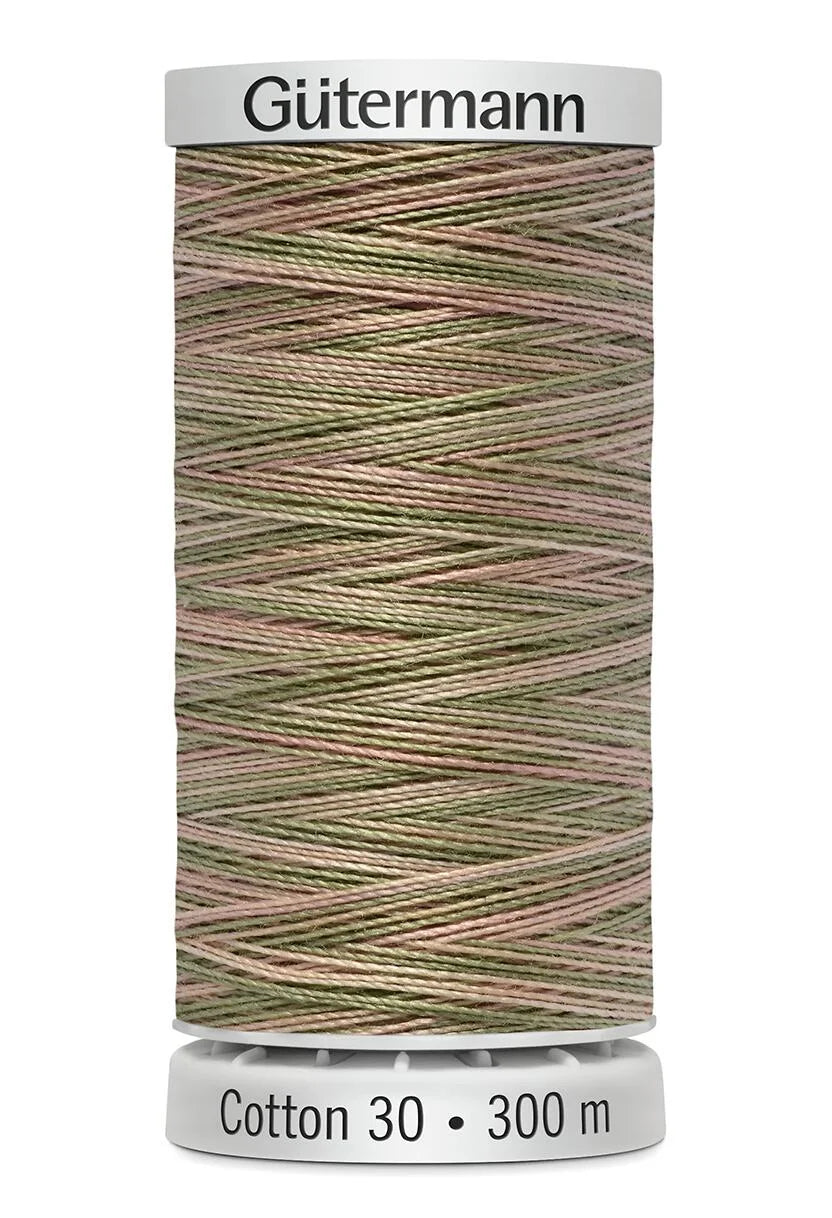 Gutermann Sulky Cotton No.30: Variegated: 300m Spools - Various Colours