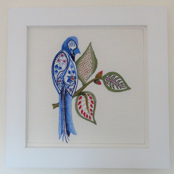 Bluebird Crewel Embroidery Pattern