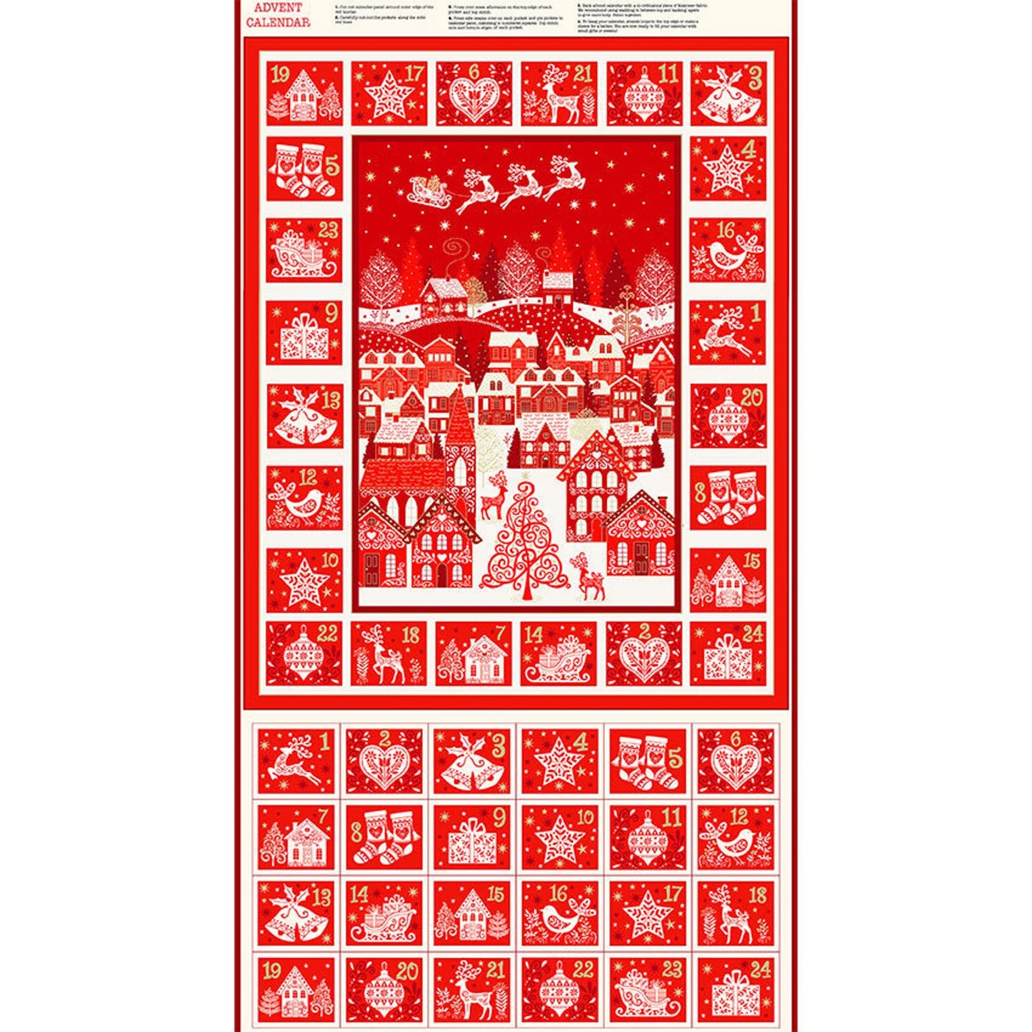 Scandi Advent Calendar All You Need Fabric Value Pack